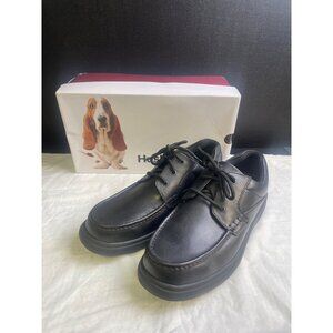 Hush Puppies Men's Black Leather Casual Shoes Size 13M SKU 3101